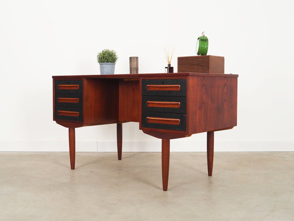 Danish Teak Desk from A.p. Furniture Svenstrup, 1970s