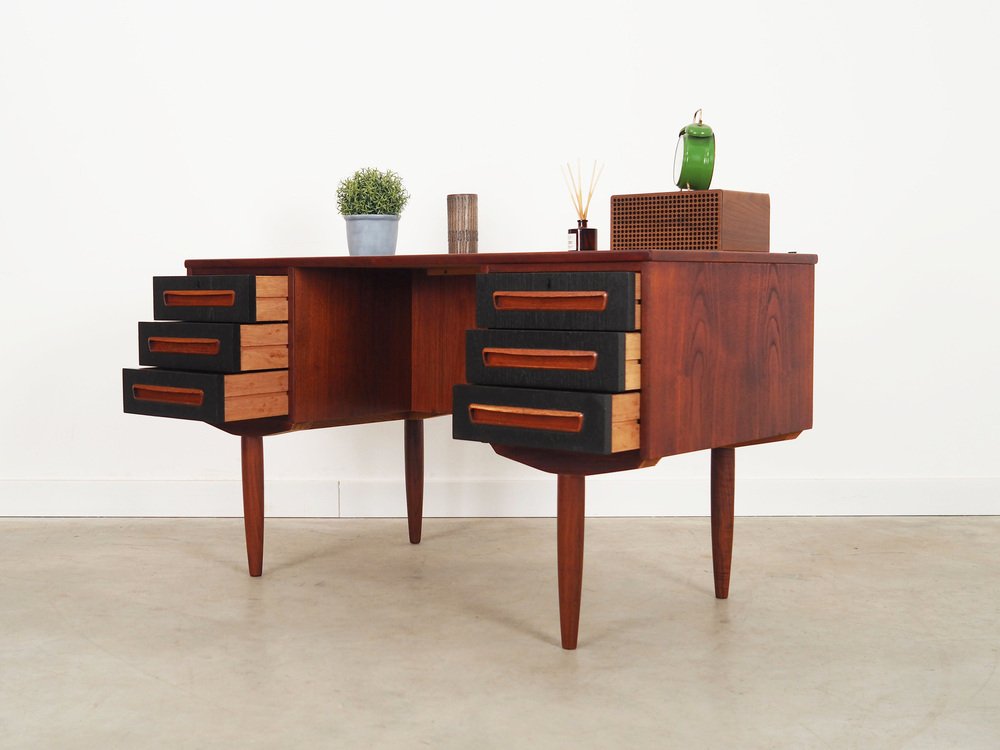 Danish Teak Desk from A.p. Furniture Svenstrup, 1970s