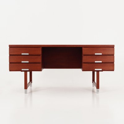 Danish Teak Desk from Eigil Petersens Møbelfabrik, 1970s-VND-1820672