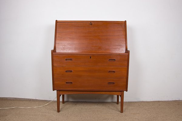 Danish Teak Desk Model 37 by Arne Wahl Iversen for Vinde Mobelfabrik, 1960s-EMB-2027043