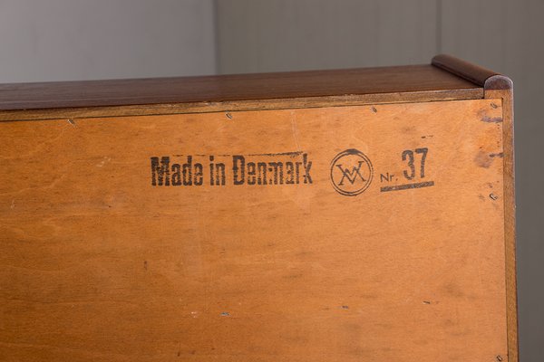 Danish Teak Desk Model 37 by Arne Wahl Iversen for Vinde Mobelfabrik, 1960s-EMB-2027043