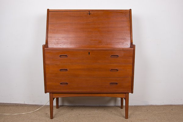 Danish Teak Desk Model 37 by Arne Wahl Iversen for Vinde Mobelfabrik, 1960s-EMB-2027043