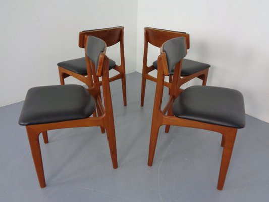 Danish Teak Dining Chairs, 1960s, Set of 4-RDW-1377012