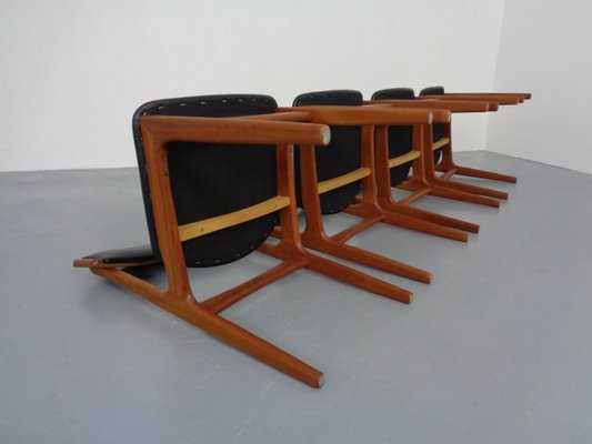 Danish Teak Dining Chairs, 1960s, Set of 4-RDW-1377012