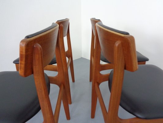 Danish Teak Dining Chairs, 1960s, Set of 4-RDW-1377012