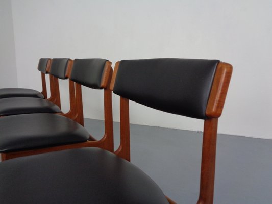 Danish Teak Dining Chairs, 1960s, Set of 4-RDW-1377012