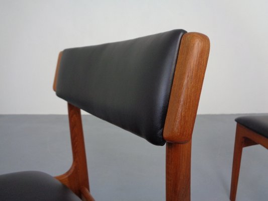 Danish Teak Dining Chairs, 1960s, Set of 4-RDW-1377012