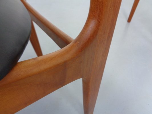 Danish Teak Dining Chairs, 1960s, Set of 4-RDW-1377012