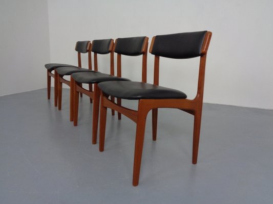 Danish Teak Dining Chairs, 1960s, Set of 4-RDW-1377012