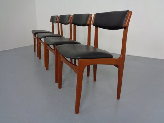 Danish Teak Dining Chairs, 1960s, Set of 4-RDW-1377012