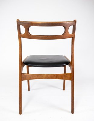 Danish Teak Dining Chairs, 1960s, Set of 4-UY-884670