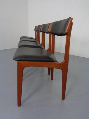 Danish Teak Dining Chairs, 1960s, Set of 4-RDW-1377012