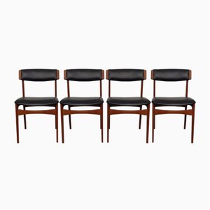 Danish Teak Dining Chairs, 1960s, Set of 4-RDW-1377012