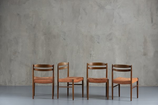 Danish Teak Dining Chairs, 1969, Set of 4-SPE-1811372