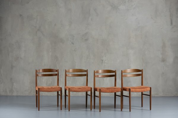 Danish Teak Dining Chairs, 1969, Set of 4-SPE-1811372