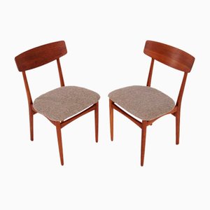 Danish Teak Dining Chairs, 1970s, Set of 2-VND-1805157