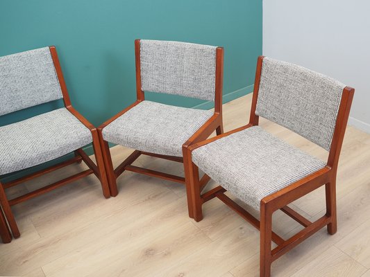 Danish Teak Dining Chairs, 1970s, Set of 5-VND-1784150