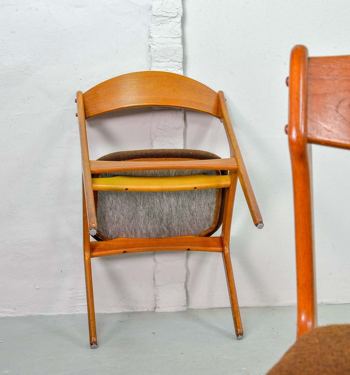 Danish Teak Dining Chairs by Erik Buch for Odense Maskinsnedkeri / O.D. Møbler, 1960s, Set of 4