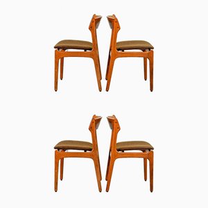 Danish Teak Dining Chairs by Erik Buch for Odense Maskinsnedkeri / O.D. Møbler, 1960s, Set of 4-IXC-808605