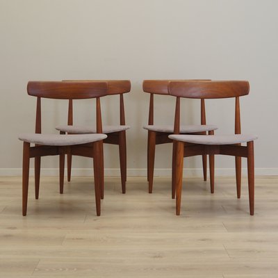 Danish Teak Dining Chairs by H.W. Klein, 1960s, Set of 4-VND-2013756