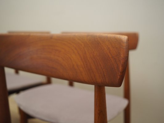 Danish Teak Dining Chairs by H.W. Klein, 1960s, Set of 4-VND-2013756