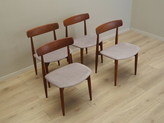 Danish Teak Dining Chairs by H.W. Klein, 1960s, Set of 4-VND-2013756