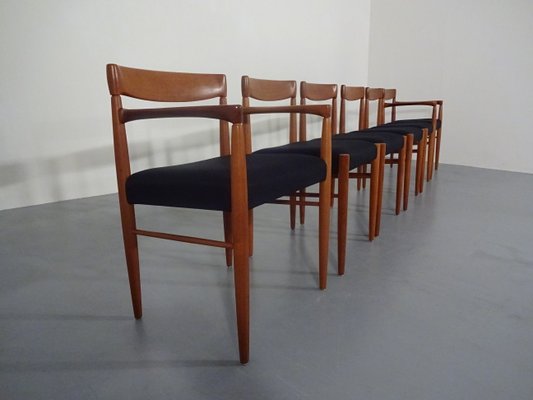 Danish Teak Dining Chairs by H. W. Klein for Bramin, 1960s, Set of 6-RDW-566858