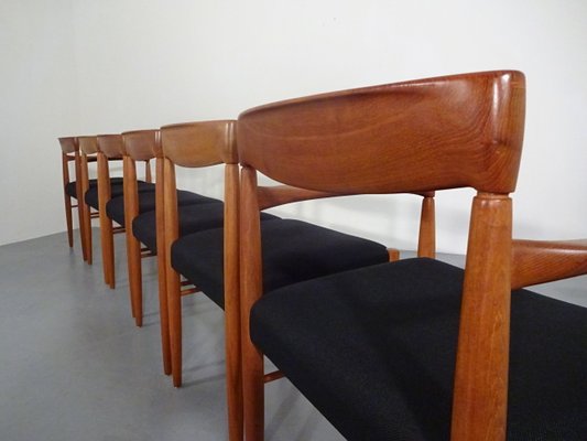 Danish Teak Dining Chairs by H. W. Klein for Bramin, 1960s, Set of 6-RDW-566858