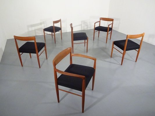 Danish Teak Dining Chairs by H. W. Klein for Bramin, 1960s, Set of 6-RDW-566858