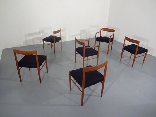 Danish Teak Dining Chairs by H. W. Klein for Bramin, 1960s, Set of 6-RDW-566858