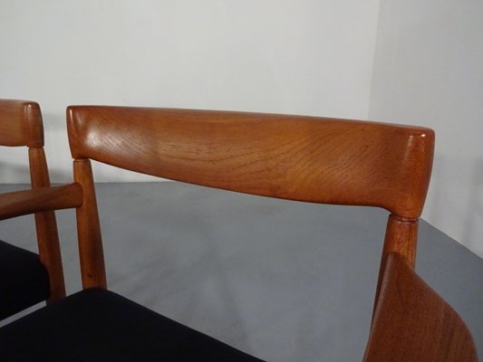 Danish Teak Dining Chairs by H. W. Klein for Bramin, 1960s, Set of 6-RDW-566858