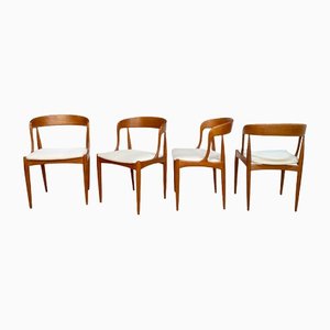 Danish Teak Dining Chairs by Johannes Andersen for Uldum Furniture Factory, 1960s, Set of 4-JP-1347611