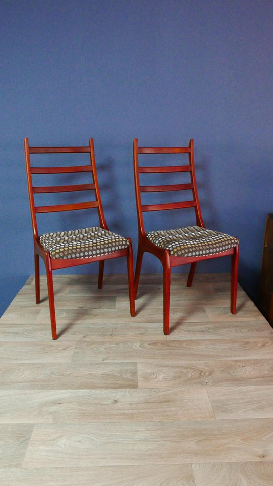 Danish Teak Dining Chairs by KS Möbler, 1970s, Set of 2