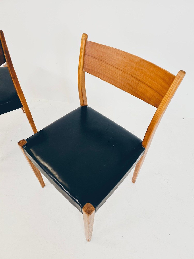 Danish Teak Dining Chairs by Poul Volther & Frem Röjle, 1960s, Set of 2