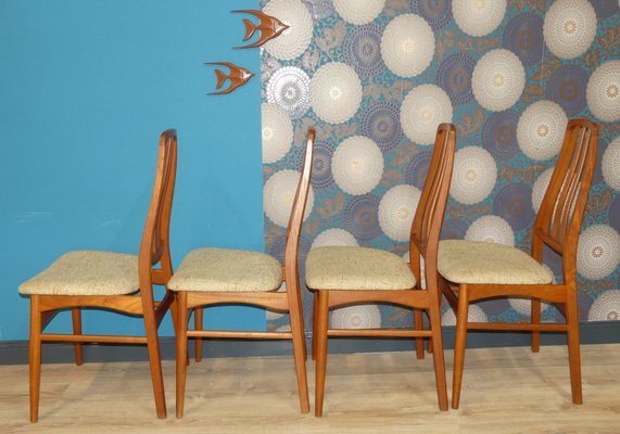 Danish Teak Dining Chairs from Den Blaa Fabrik, 1960s, Set of 4-AFE-658760