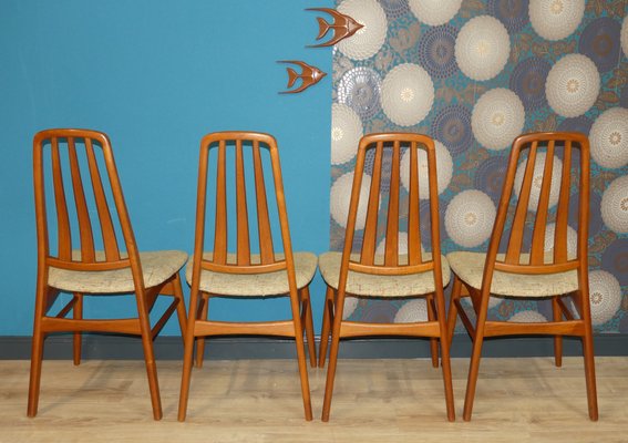 Danish Teak Dining Chairs from Den Blaa Fabrik, 1960s, Set of 4-AFE-658760