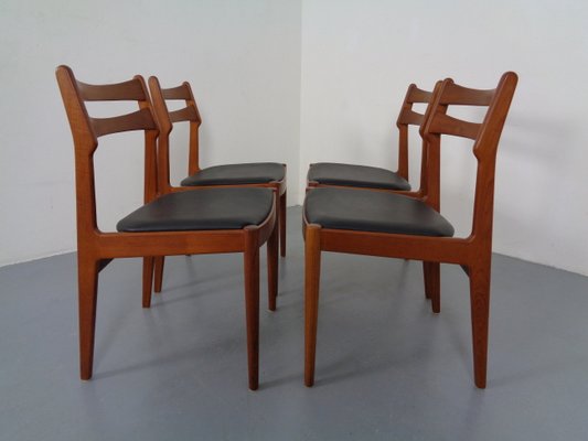 Danish Teak Dining Chairs from Vamo Mobelfabrik, 1960s, Set of 4-RDW-833983