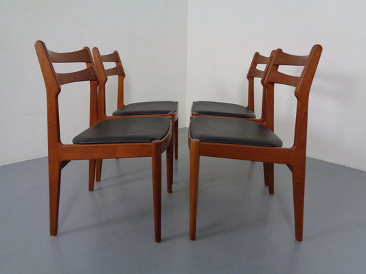 Danish Teak Dining Chairs from Vamo Mobelfabrik, 1960s, Set of 4