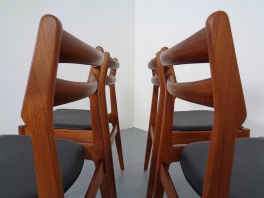 Danish Teak Dining Chairs from Vamo Mobelfabrik, 1960s, Set of 4-RDW-833983