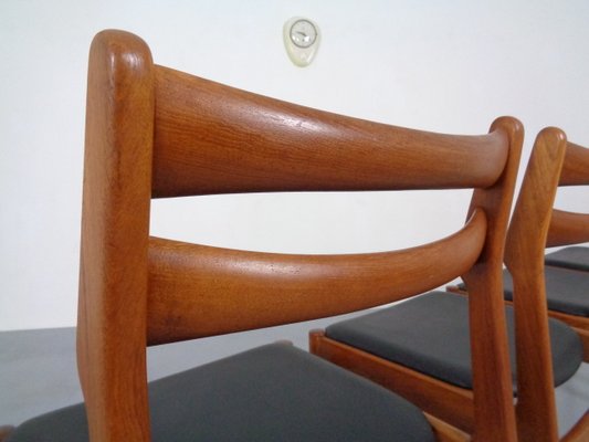 Danish Teak Dining Chairs from Vamo Mobelfabrik, 1960s, Set of 4-RDW-833983