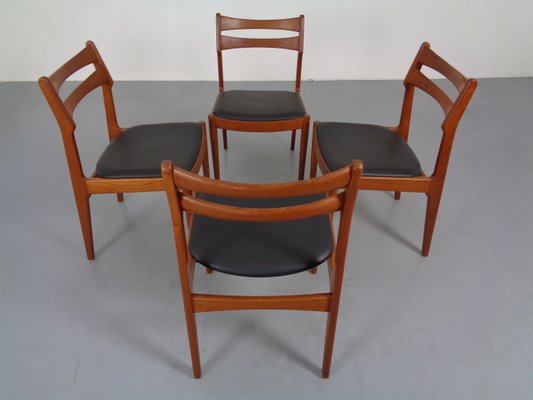 Danish Teak Dining Chairs from Vamo Mobelfabrik, 1960s, Set of 4-RDW-833983