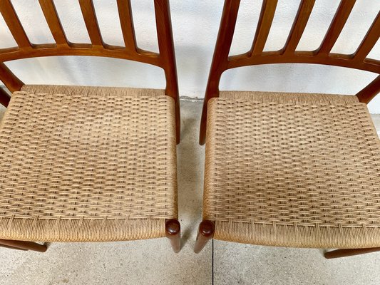 Danish Teak Dining Chairs Model No. 83 by Niels O. Møller for J.L. Møllers Møbelfabrik, 1970s, Set of 4-JP-1373112