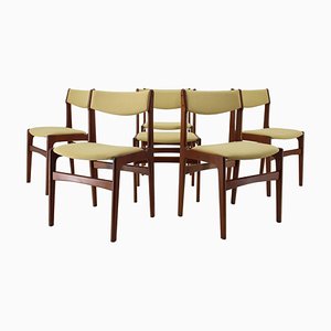 Danish Teak Dining Chairs, Set of 6, 1960s-TZ-867897