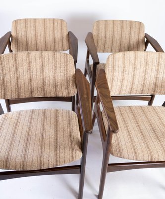 Danish Teak Dining Room Chairs, 1960s, Set of 4-UY-980695