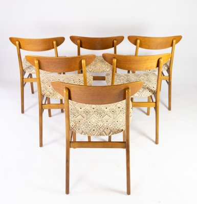 Danish Teak Dining Room Chairs, 1960s, Set of 6-UY-942387