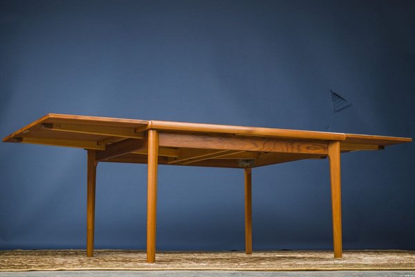 Danish Teak Dining Table by Grete Jalk, 1960s-ZZH-888673