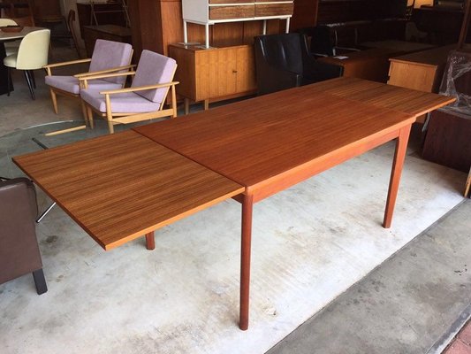 Danish Teak Dining Table by Henning Kjaernulf, 1960s-WSA-831263