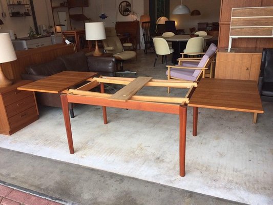 Danish Teak Dining Table by Henning Kjaernulf, 1960s-WSA-831263