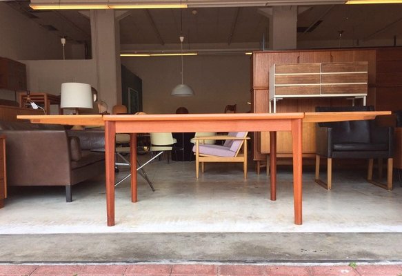 Danish Teak Dining Table by Henning Kjaernulf, 1960s-WSA-831263