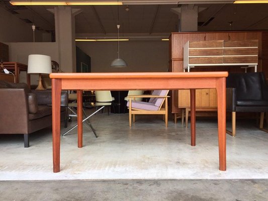 Danish Teak Dining Table by Henning Kjaernulf, 1960s-WSA-831263